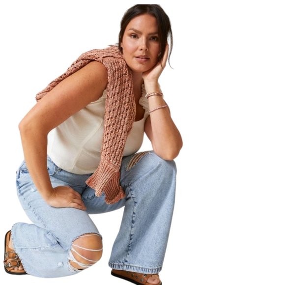 NEW Anthropologie | Pilcro The Joey High-Rise 90's Slouch Straight Jeans - Picture 5 of 11